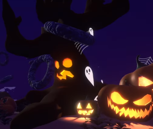 Spooky hoops screenshot